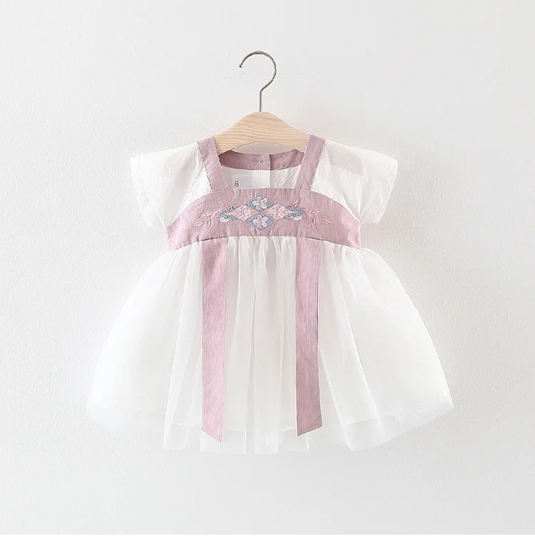 Новинка 2019 года летнее платье для маленьких девочек принцессы стрижки Ципао