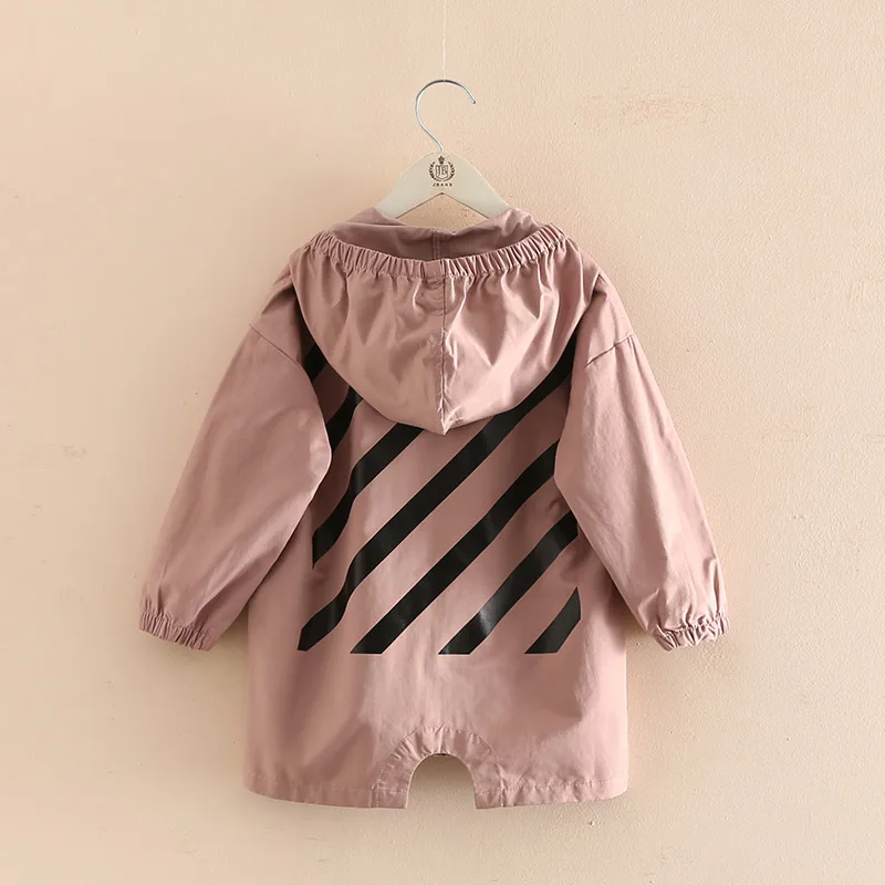 Детская ветровка с капюшоном Куртки для Обувь девочек мальчиков модные Новый