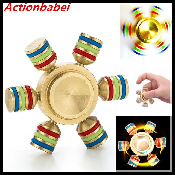 Actionbabei новый креативный Радужный Спиннер Fidget специальный тип Новая Популярная