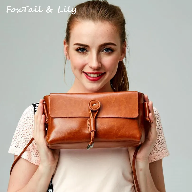 FoxTail &amp Lily женские сумки из натуральной кожи высококачественные роскошные