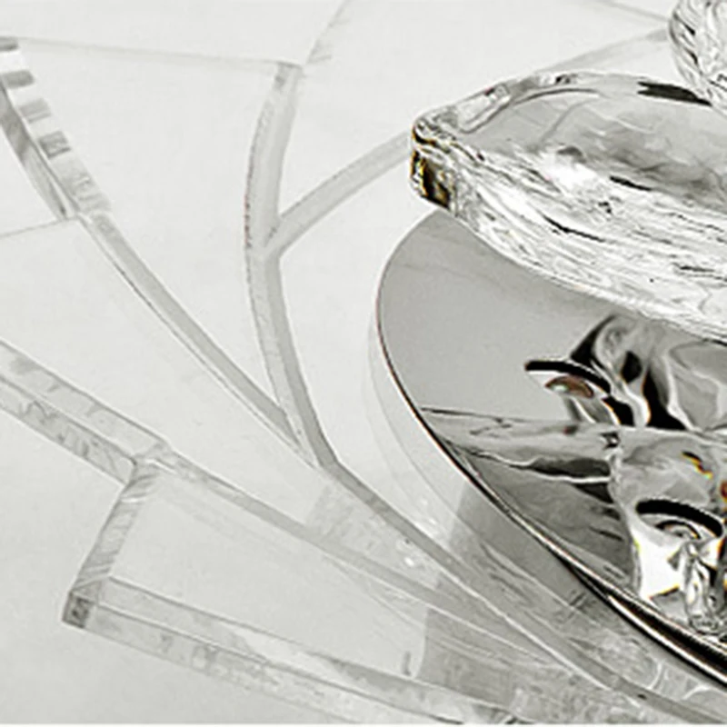 5 Вт светодиодный Кристалл Потолочные светильники цветок лотоса на застежке для