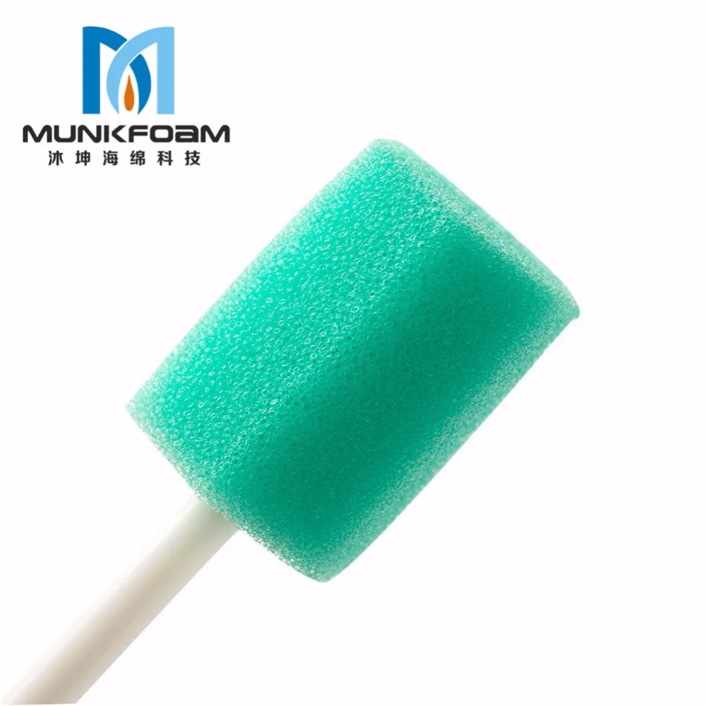 100 шт. одноразовые Swabsticks Unflavored Уход за полостью рта тампоны пены мокроты губка