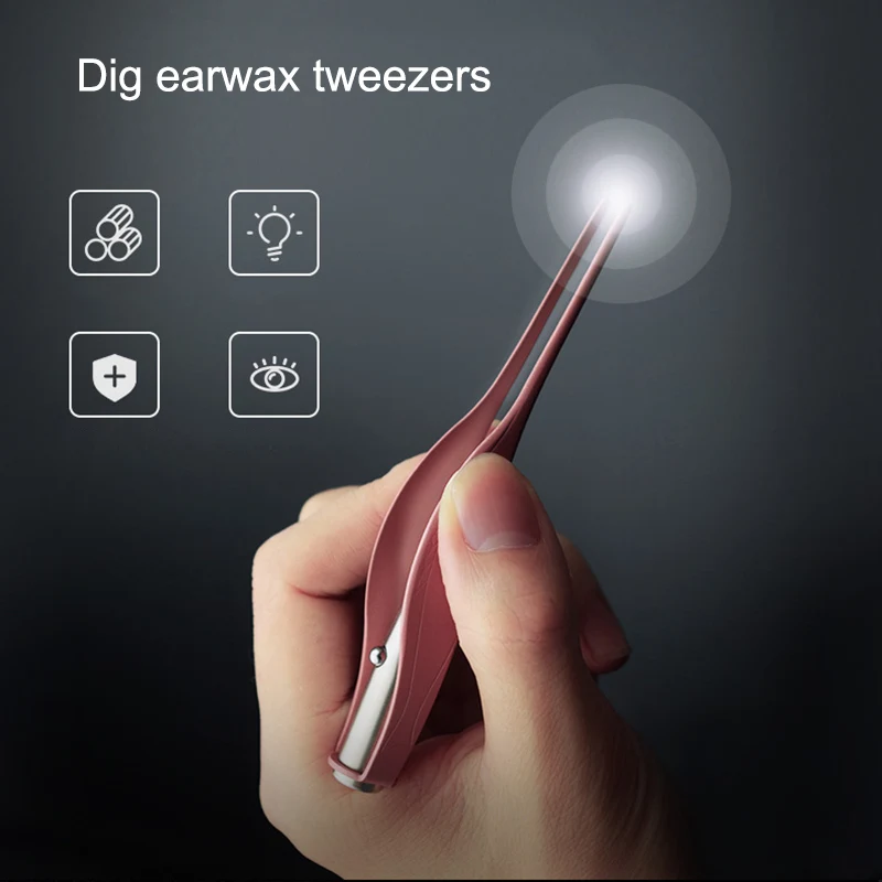 1 Pcs Ear Picks Children Led Light Cleaning Tool for Hygiene Care Spoon Earpick In-ear MFJ99 | Красота и здоровье