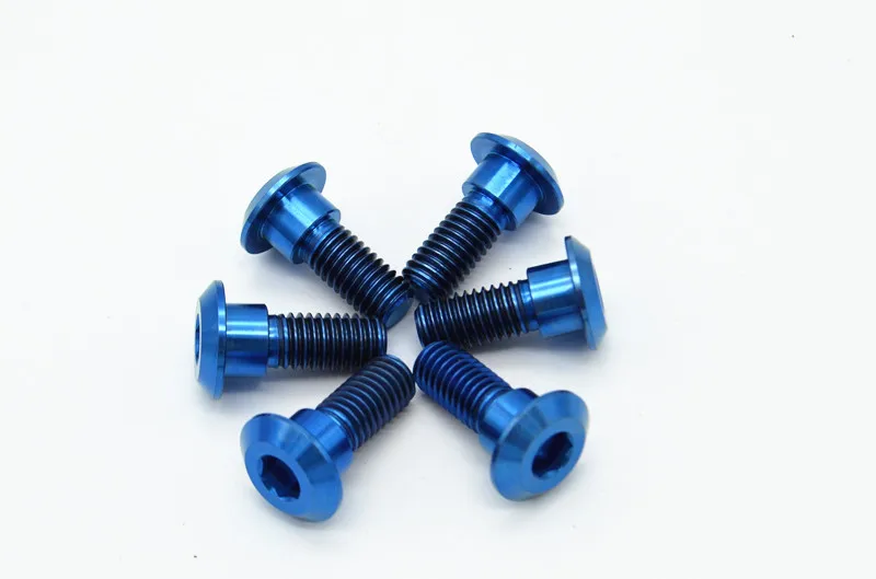 Винты для тормозных дисков мотоцикл. Болты ротора. Набор болтов m5x9mm t25, 12шт для крепления тормозного диска, голубые. Болт ротора 1316009. Комплект болтов ride all disc mont screw.