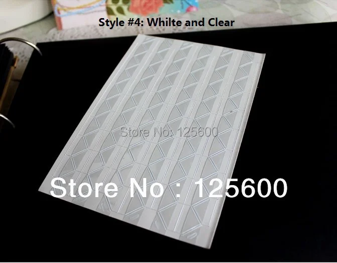 Белый черный золотой фотоальбом скрапбукинга ПВХ наклейки уголки для фото