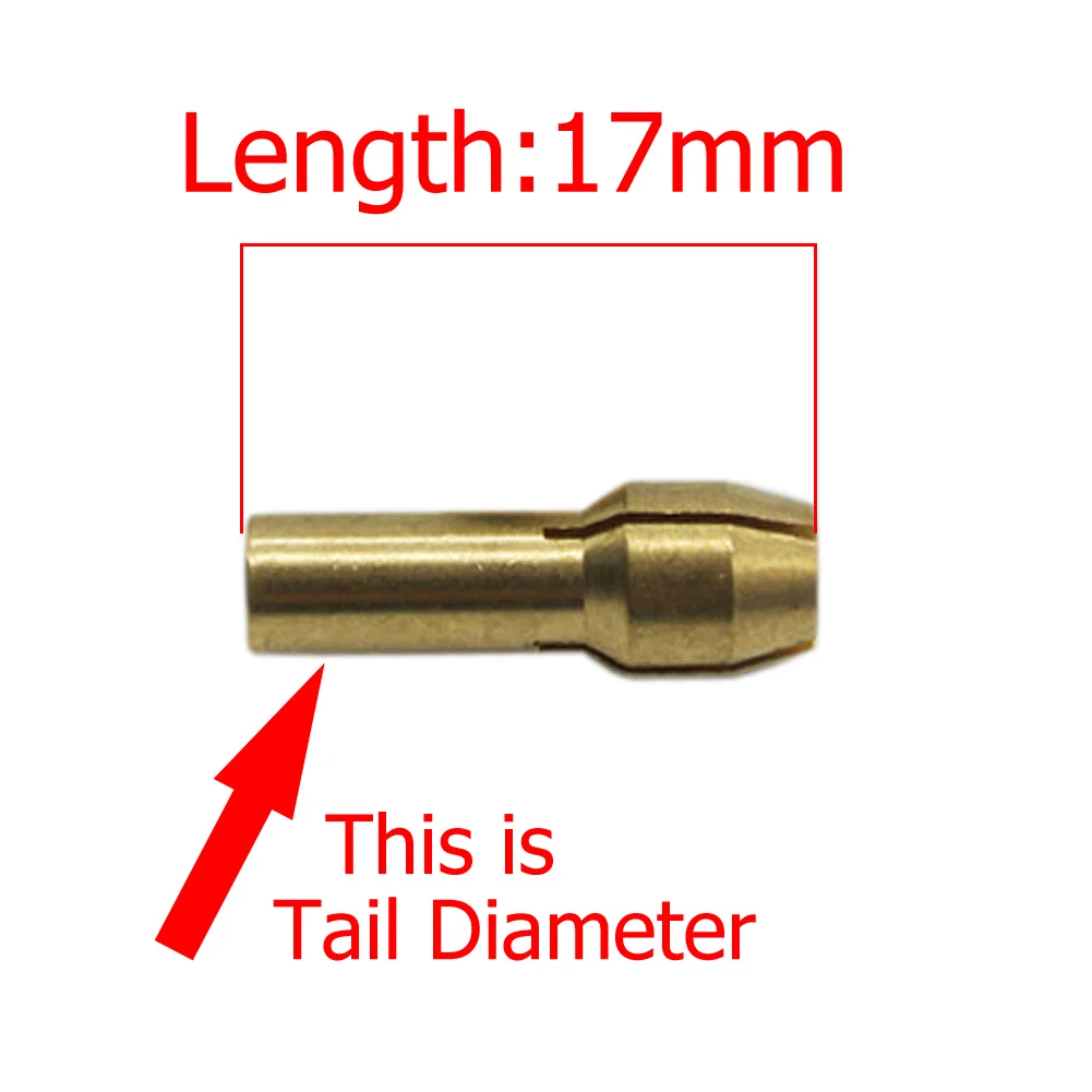 Латунные сверла-патроны 8 шт. адаптер для вращающихся инструментов аксессуары 1