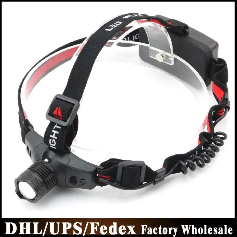 

DHL Fedex UPS 50pcs/lot Q5-XPE LED 3-Mode Zoom Focus Adjustable Headlamp