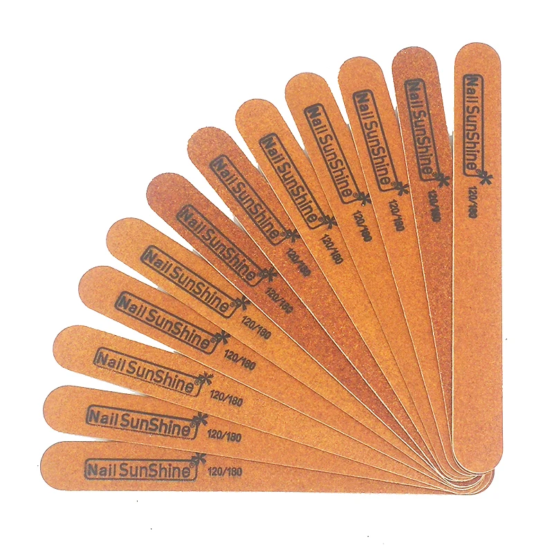 Пилка для ногтей оптом 200 шт. пилка пилочка маникюра и педикюра из натурального