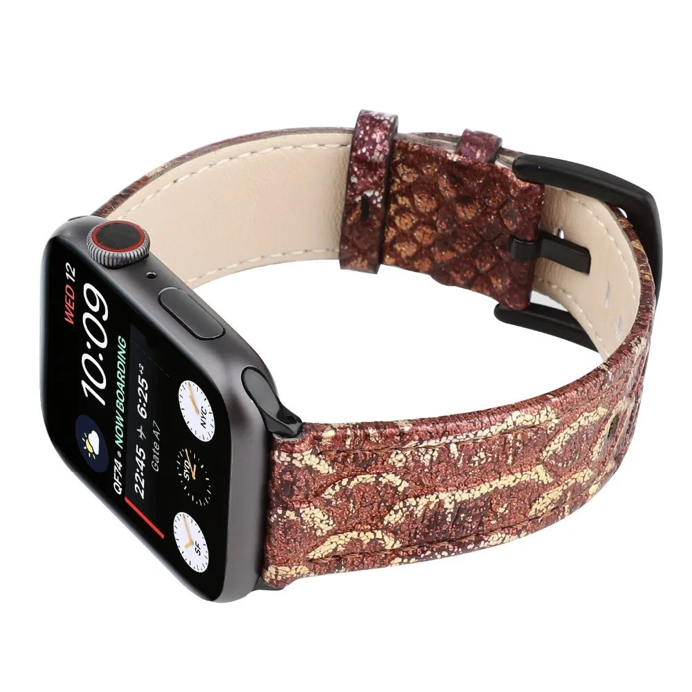 Ремешки для Apple Watch Band 38 мм 42 мм 44 мм браслет ремешок для Apple Watch Band кожаный ремешок серии 4 3 2 полосы Correa Pulseira