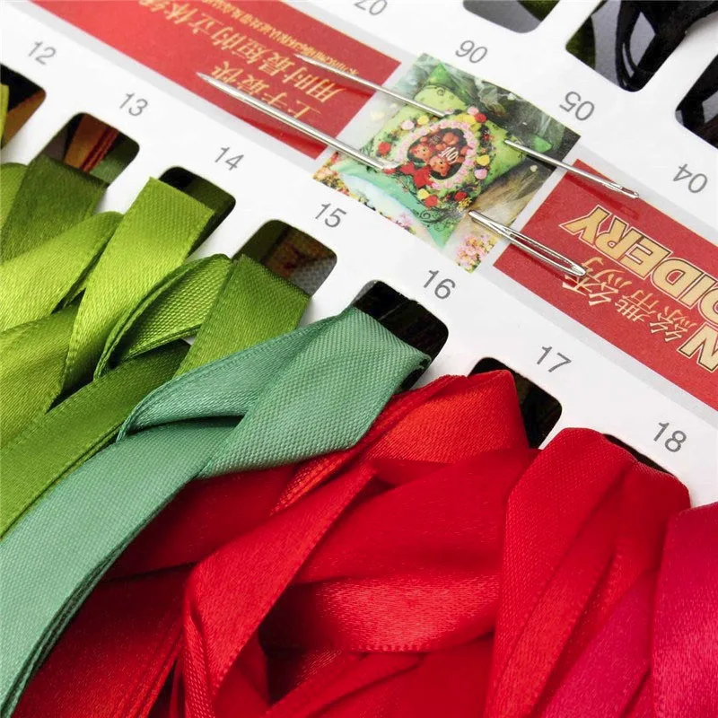 Любовь цветет цветы Набор для вышивки лентами инструментарий наволочки подушки