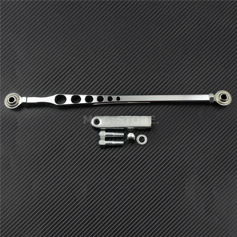 Мотоциклетная шестерня с 6 отверстиями Черная/хромированная для Harley Touring Softail Dyna