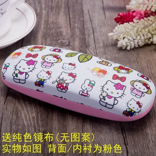 M1 Новое поступление KT Cat Girl близорукость Чехол для очков модный розовый hello kitty Студенческая портативная коробка для очков женский Чехол для очков s - Цвет: M1