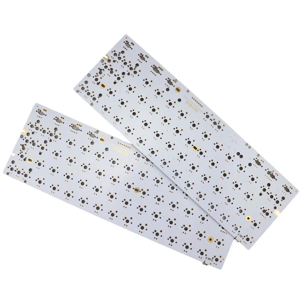 Сатана GH60 PCB белая плата LED DIY механическая клавиатура porker2 hhkb Чистая с диодным