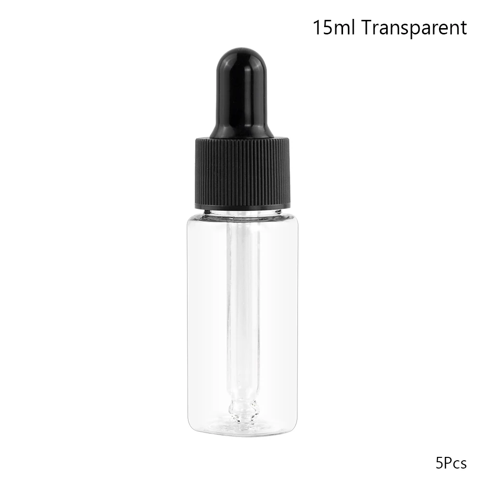 15ml Новинка, 5 шт. 10/15/20 мл химические реагенты для пипетки падение Янтарный Стекло ароматерапия Пипетка для жидкости бутылки многоразового использования бутылки - Цвет: 15ml