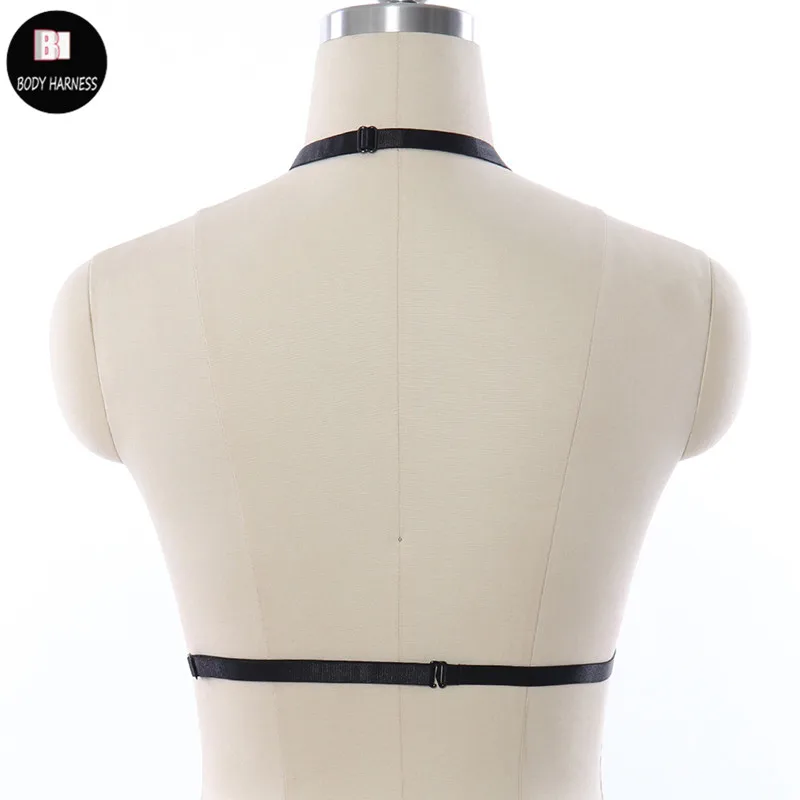 Черный сексуальный женский укороченный топ для полярного танца Фетиш-клетка в