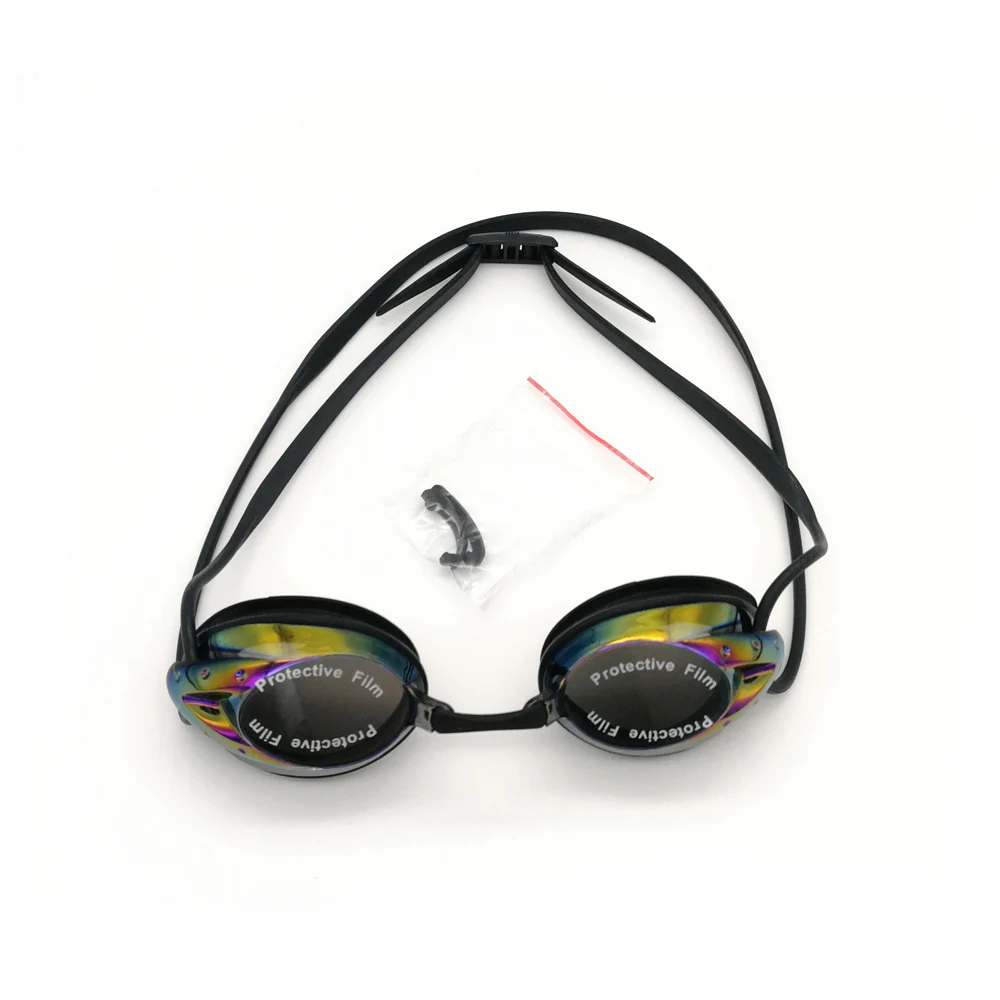 Colorful Unisex Swimming Goggles Anti-fog UV Protection Waterproof Surfing Professional Swimming Glasses Adult Swim Goggles Men Women - Цвет: Colorful