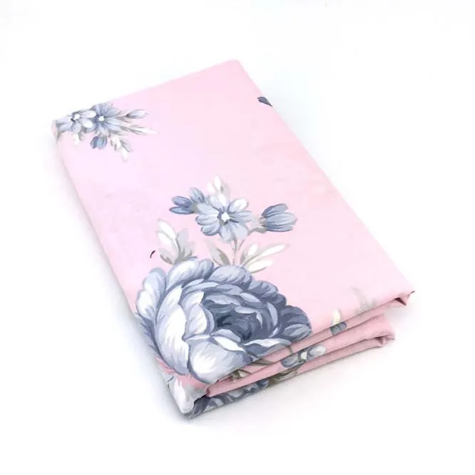 Винтажная розовая Цветочная хлопковая ткань 0 5 метра для постельного белья в