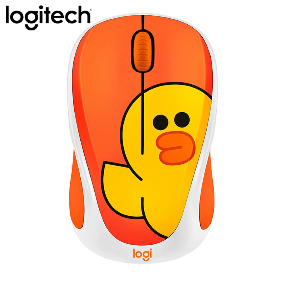 Оригинальная беспроводная мышка оптическая мышка lotech LINE FRIENDS, очень милая оптическая сенсорная мини-мышь для офиса и дома