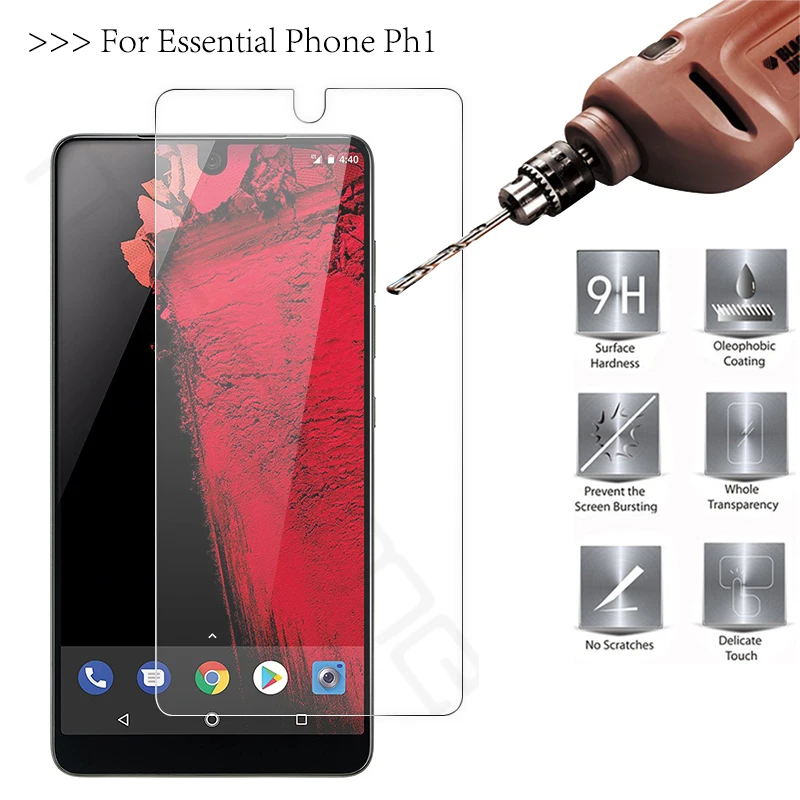 GerTong 2.5D полное покрытие закаленное стекло для эфирного телефона PH 1 защита экрана