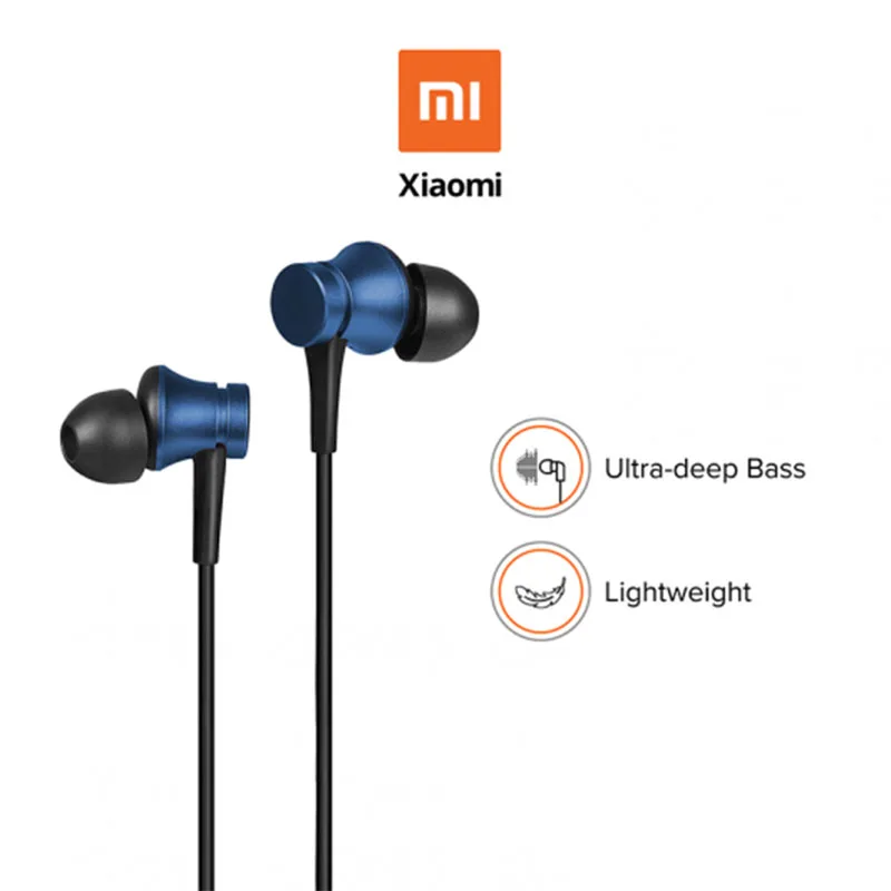 

Original Xiaomi Earphone Mi Piston 3 Fresh Version In-Ear With Mic Wire Control for Mobile Phone Xiaomi Earphons Headset