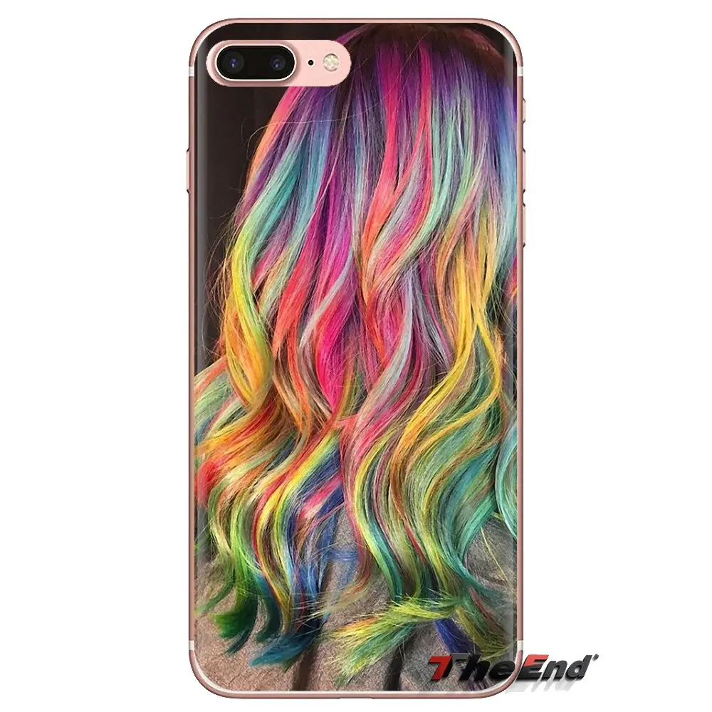 Transparent Soft Shell Covers girl hair style For Xiaomi Mi3 Samsung A10 A30 A40 A50 A60 A70 Galaxy S2 Note 2 Grand Core Prime |