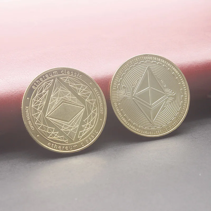 Дропшиппинг не монеты иностранных валют Monreo эфириум Lite тире пульсация Eos Монета 6 видов памятной монеты - Цвет: gold ethereum 2