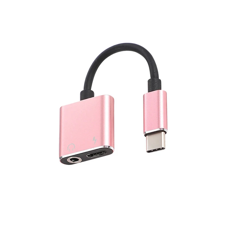 2 в 1 type-C USB C до 3,5 мм AUX аудио наушники разъем для наушников адаптер разъем зарядное устройство кабель для huawei P30 P20 Pro mate 9 10