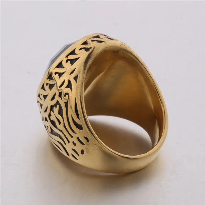 MOLIAM мужские кольца черные/синие камни ювелирные изделия из нержавеющей стали