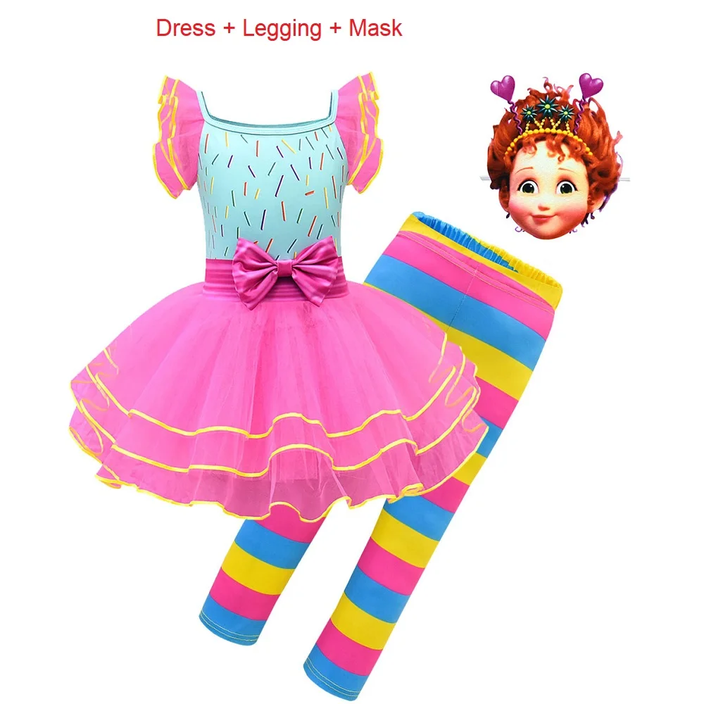 80028 Dress Leg Mask Летнее платье; нарядный костюм принцессы для девочек-подростков; Vestito Fille; roupa infantil; детское праздничное платье; праздничная одежда - Цвет: 80028 Dress Leg Mask