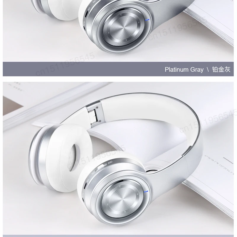 Bluetooth наушники над ухом Hi-Fi Беспроводные стереонаушники глубокий бас складной проводной/беспроводной/TF для сотовый телефон, ПК ТВ гарнитуры