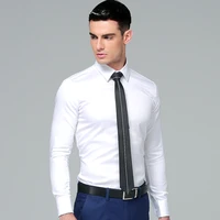 high quality cotton 2022 korean stylish mens dress shirt long sleeves solid color regular fit casual men business shirt