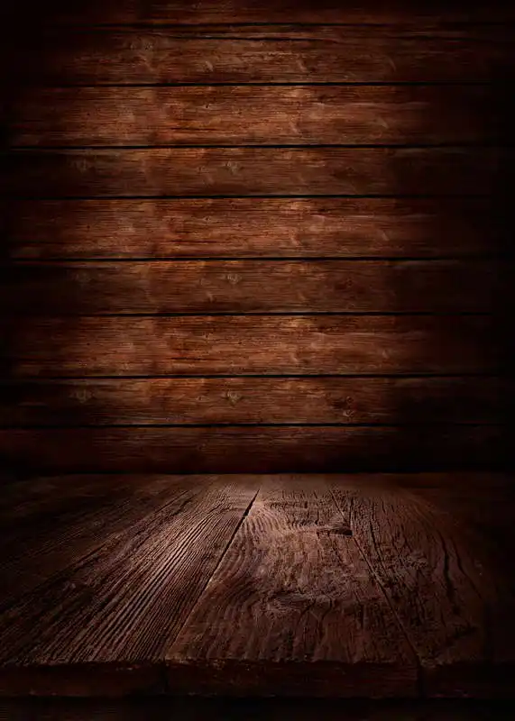 

5x7ft Dark Brown Wood Grain Wooden Floor Washable One Piece No Wrinkle Banner Photo Studio Background Backdrop Polyester Fabric
