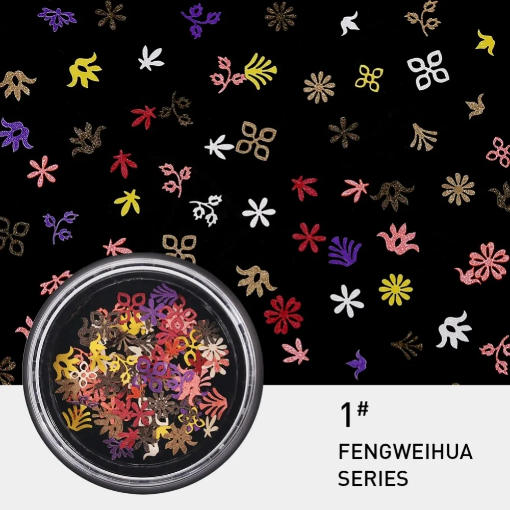 3d дизайн ногтей цветная компьютерная Пленка Наклейки блестки шт Сделай Сам