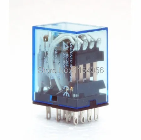 10 шт. Новое реле мощности катушки 14pin 4NO 4NC MY4NJ MY4N J 5A AC220V 4PDT|coil bead|coil zipperrelay time |