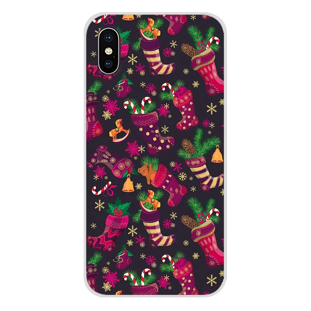 Силиконовые чехлы для телефона Снежный Рождественский мяч Новогодний подарок