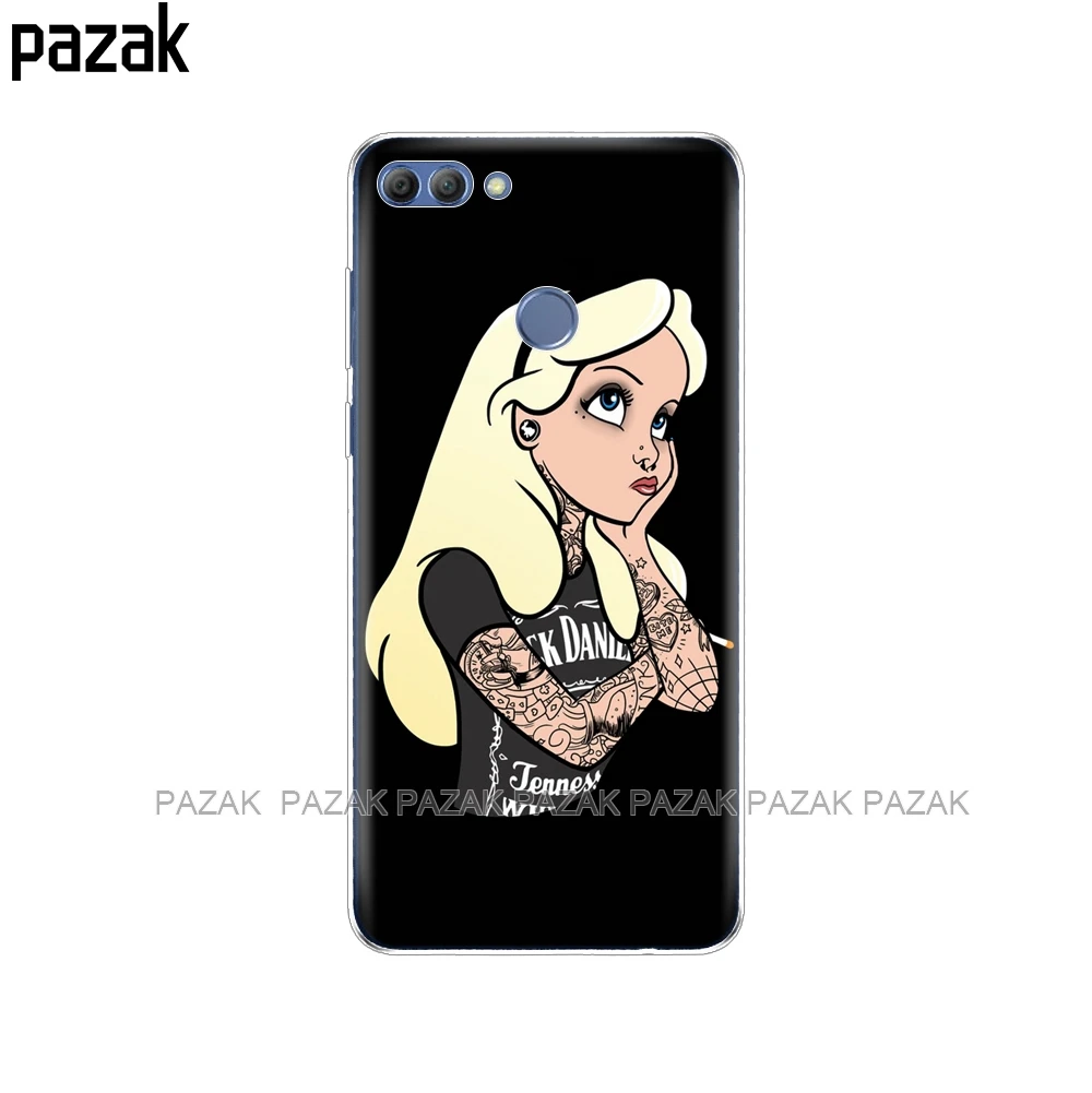 34300 Силиконовый чехол для телефона для huawei Y9 чехол s Мягкий ТПУ чехол для телефона Полный 360 защитный цветной дизайн - Цвет: 34300