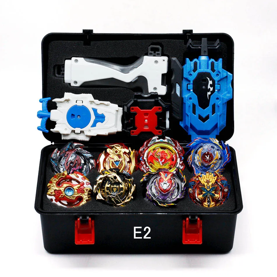 Горячая Распродажа Beyblade Burst Box спортивный стартер Zeno Excalibur B-122 B121 B120 B117 с пусковым