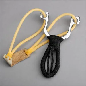 Охотничий 1 шт. цинковый состав мощная катапульта для отдыха на природе эжектор для кемпинга + Резиновая лента слинг, стрельба спортивный инструмент для стрельбы черный