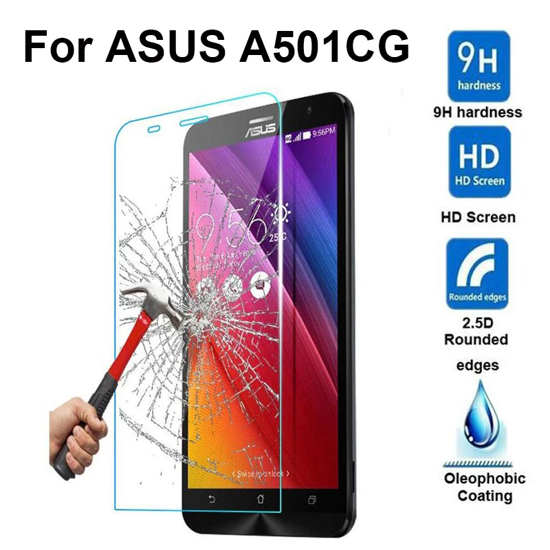 Высококачественное Закаленное стекло для Asus Zenfone 5 A501CG Защитная пленка A 501CG 0