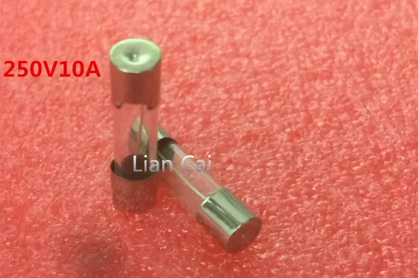 20 шт./лот быстродействующий стеклянный трубчатый предохранитель 5x20 мм 250 в 10A