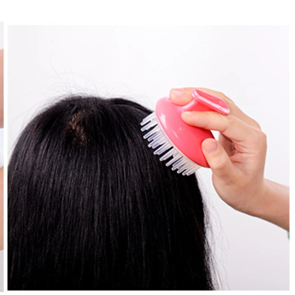 1 pcs Spa Slimming Massage Brush Shampoo Wide Tooth Comb Hair Washing Shower Scalp Soft Head | Красота и здоровье