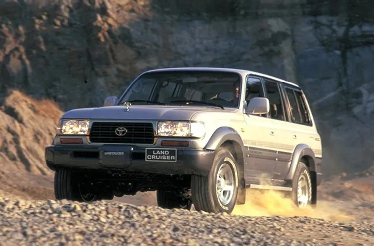 Передний бампер RQXR решетка гриля для Toyota Land Cruiser LC80 FZJ80 4500 1995-1997 | Автомобили и