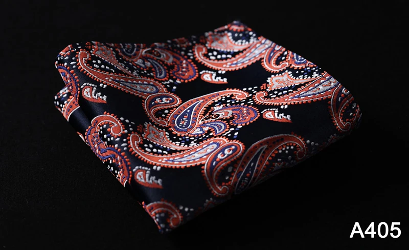 Мужской Карманный платок из шелка и сатина с цветочным узором Классический