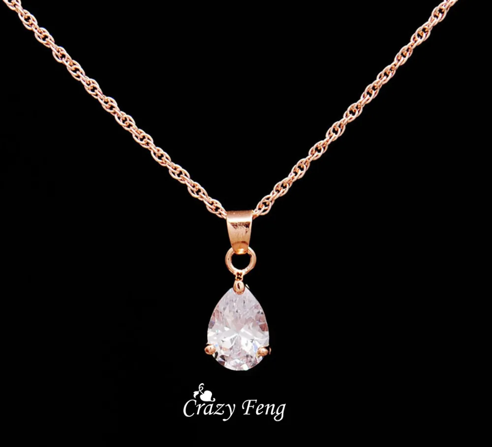 Комплект из колье и серёг с фианитом|set necklace earring|necklace earringwedding jewelry sets |