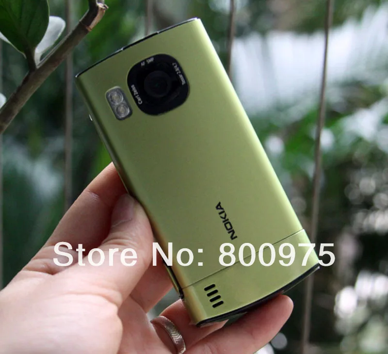 NOKIA 6700 Silder телефон Восстановленный 3g GSM разблокированный 6700s мобильный телефон зеленая английская клавиатура