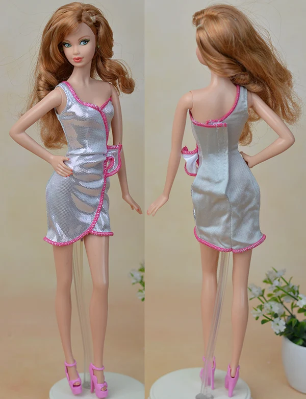 Оригинальное торжественное Серебряное платье/красивая новая дизайнерская