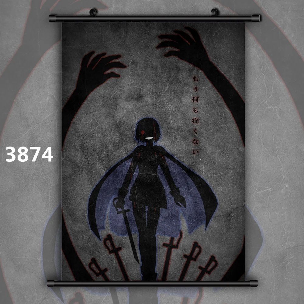 3874 Puella Magi Madoka Magica Аниме Манга плакат в рулоне A - Цвет: 3874