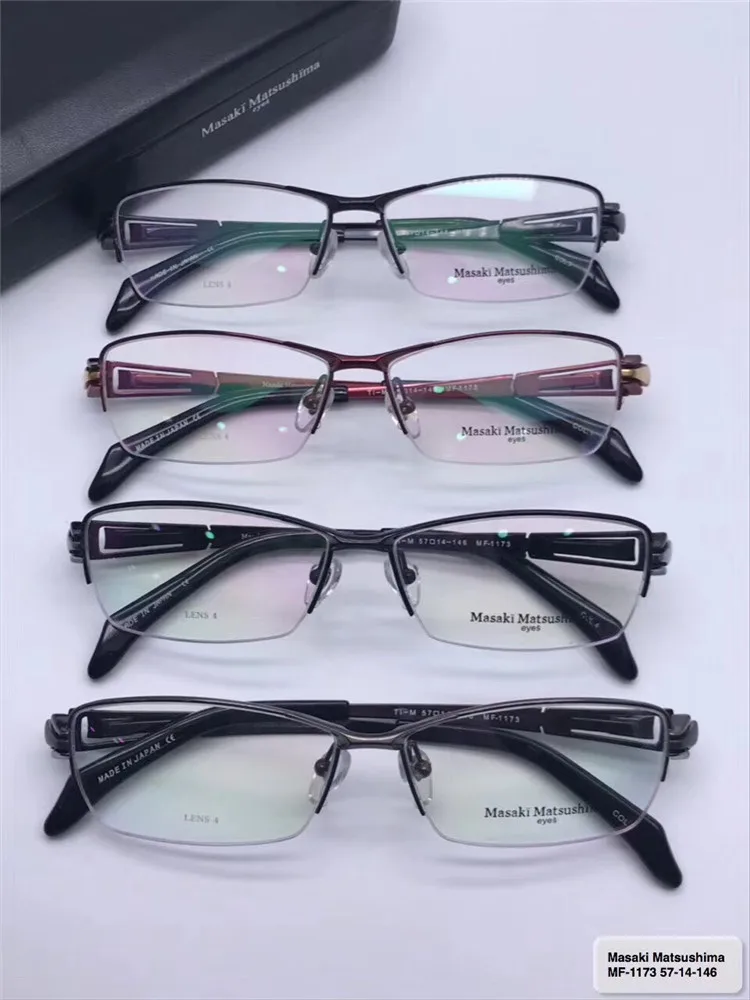 Чистый Титан очки Рамка для Для мужчин оптические кадр рецепт SpectaclesM1173 |