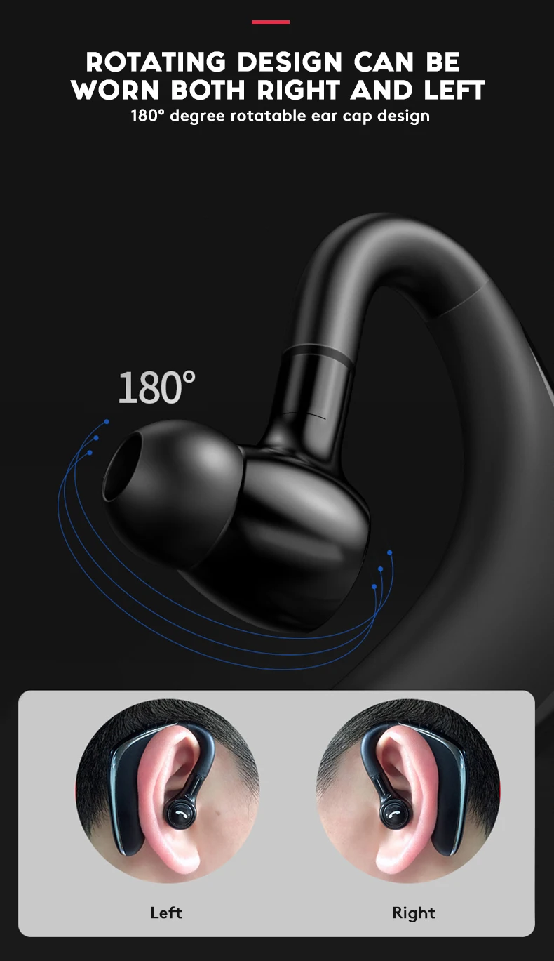 Arlado YL-6S беспроводные Bluetooth наушники герметичные наушники-вкладыши 180 ° свободно вращающийся наушник Быстрая зарядка наушники для смартфона