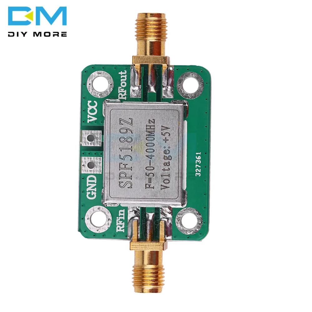 LNA 50-4000 МГц RF SPF5189 NF 0.6dB низкий уровень шума усилитель сигнала приемник плата беспроводной связи модуль с защитным корпусом